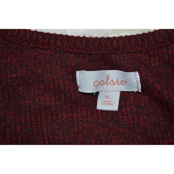 Colsie - 2 Piece Ribbed Short and Crop Top Sleep Set - Size XL - Picture 4 of 7